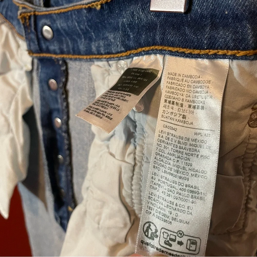 Levi’s Big E Premium Women’s The Ribcage Straight Leg Ankle Cut Button Fly Jeans